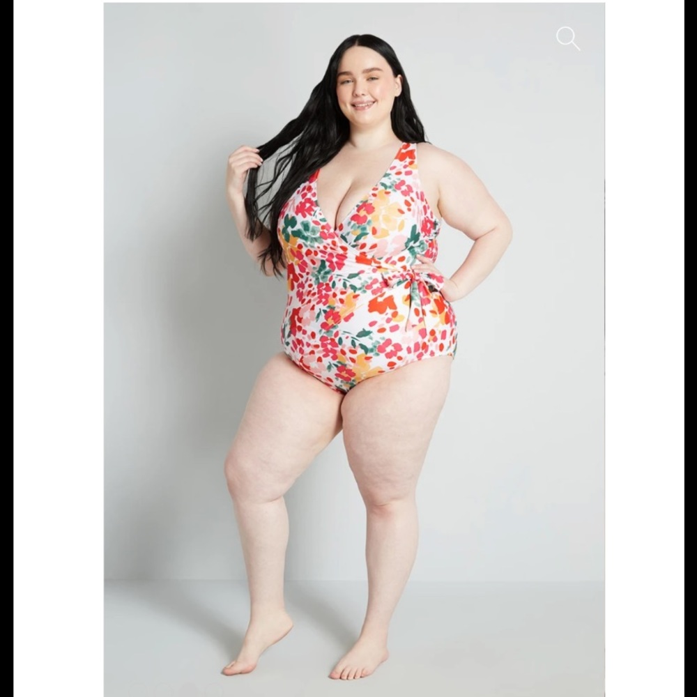ModCloth NWOT The Bonita One-Piece Floral Swimsuit - Picture 3 of 4